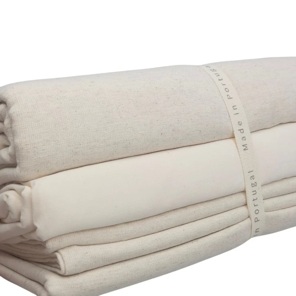 Docofil Linen And Cotton Blend King Sheet Set 4pc Natural Color Made In Portugal